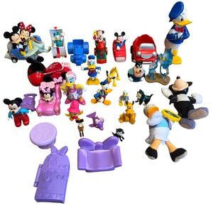 Disney Character Figures Lot Kids Mixed Sizes Mickey Minnie Donald & Other